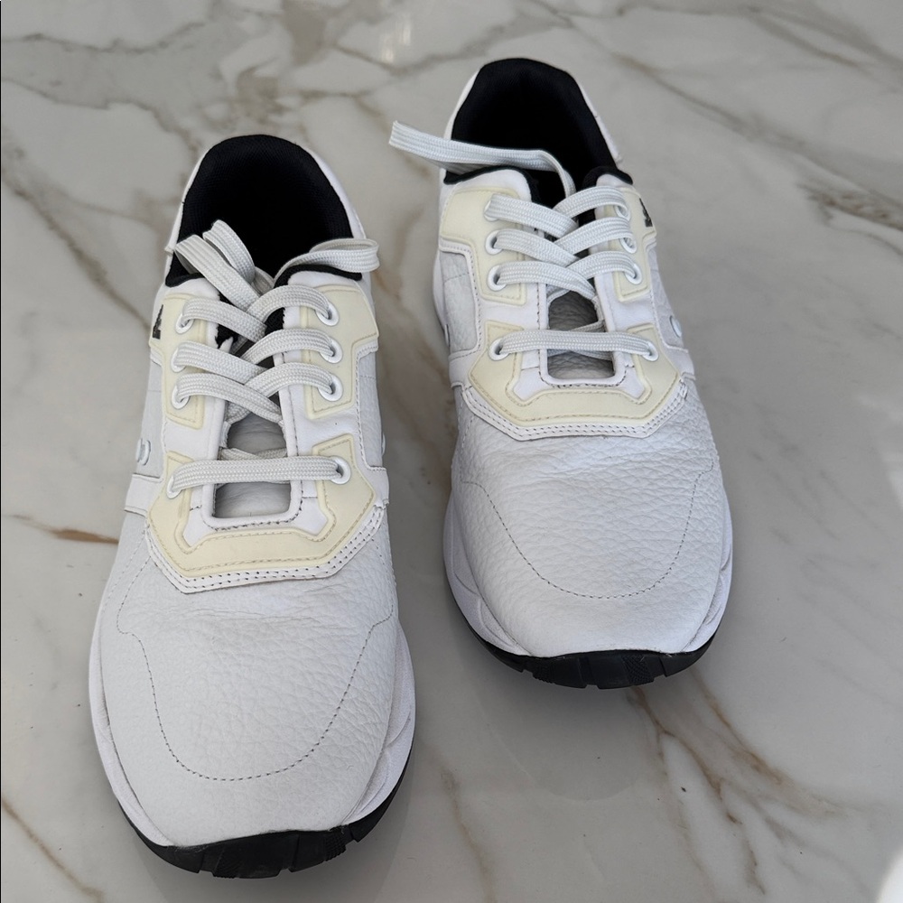 Emporio Armani White and Black Men's Sneakers